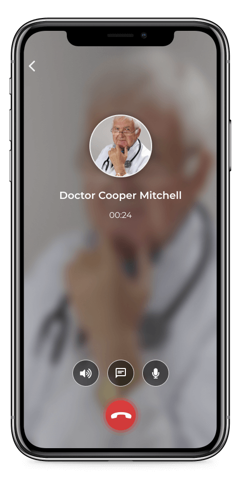 Cortex Telemedicine. Step 04 - Call with a Doctor