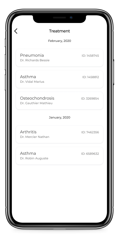 Cortex Telemedicine. Description - Doctor takes the Patient’s summary
